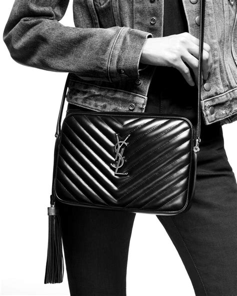 ysl medium lou calfskin leather camera bag|saint laurent camera bag.